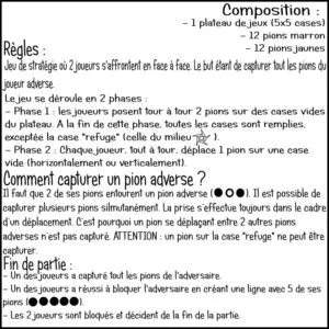 Jeu Seega